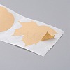 Self-Adhesive Kraft Paper Gift Tag Stickers DIY-G021-06-3