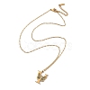 PVD Vacuum Plating 201 Stainless Steel Necklaces NJEW-R267-01Y-G-2