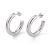 Tarnish Resistant 201 Stainless Steel Stud Earrings EJEW-F272-02C-P-1