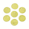 Spray Painted Natural Capiz Shell Disc Charms X1-BSHE-T014-02C-1