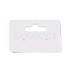 Rectangle Paper One Pair Earring Display Cards with Hanging Hole CDIS-C004-04C-3