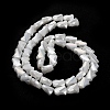 Electroplated Glass Beads Strands GLAA-G092-A-03-4