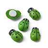Spray Painted Wood Cabochons WOOD-WH0024-119E-2