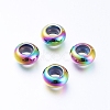 202 Stainless Steel Beads STAS-F148-9mm-07M-1