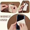 Faux Suede Silver Polishing Cloth AJEW-WH0596-225-3