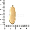 304 Stainless Steel Pave Natural Paua Shell Pendants STAS-Z125-01C-G-3