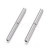 Tarnish Resistant 304 Stainless Steel Bayonet Clasps STAS-F108-12P-1.3mm-1