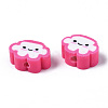 Handmade Polymer Clay Beads X-CLAY-N008-033E-3