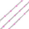 304 Stainless Steel Enamel Curb Chains CHS-P013-01P-07-1