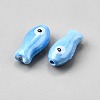 Handmade Porcelain Beads PORC-WH0023-003M-2