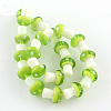 Mushroom Handmade Lampwork Beads Strands LAMP-R116-09-1