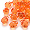 Autumn Theme Transparent Acrylic Pendants TACR-T024-04B-921-1