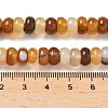 Natural Banded Agate Beads Strands G-F790-I01-01D-5