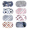 2 Sets 2 Styles Ceramic Chopstick Stands DJEW-CP0001-36A-1