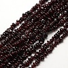 Natural Garnet Beads Strands G-P035-18-1