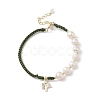 Natural Pearl Bead Bracelets BJEW-C068-04G-1