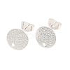 304 Stainless Steel Stud Earring Findings STAS-O119-15A-S-1