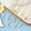 1Pc Initial Letter Brass Pendant Necklaces NJEW-YW0001-24V-4