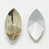 Pointed Back Glass Rhinestone Cabochons RGLA-T083-6x12mm-04-2