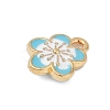 Alloy Enamel Pendants X-FIND-Z070-05G-02-2