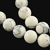 Synthetical Turquoise Gemstone Round Bead Strands TURQ-R035-10mm-05-1