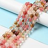 Cherry Quartz Glass Beads Strands G-P476-01D-01-2