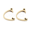 304 Stainless Steel Charms STAS-M327-02G-C-1