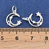 925 Sterling Silver Pave Clear Cubic Zirconia Charms STER-A049-08A-S-3