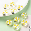Transparent Enamel Acrylic Beads TACR-S155-005G-6