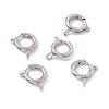 Non-Tarnish 201 Stainless Steel Spring Ring Clasps STAS-J401-LD022-10-3