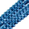 Transparent Glass Beads Strands GLAA-Q118-01A-B01-1