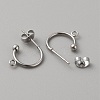 304 Stainless Steel Stud Earring Findings X1-STAS-TAC0017-02B-2