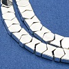 Electroplated Synthetic Non-magnetic Hematite Beads Strands G-C136-A01-04-3