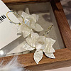 Iron Acrylic Dangle Stud Earrings FS-WG23F93-01-1