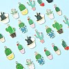 30Pcs 10 Styles Alloy Pendants ENAM-CJ0003-01-4