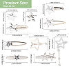1 Sets Iron Alligator Hair Clips MRMJ-CP0001-49-2