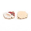 Eco-Friendly Alloy Enamel Pendants ENAM-T011-55-NR-3