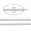 Tarnish Resistant 304 Stainless Steel Curb Chains CHS-F003-17P-C-3