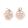 304 Stainless Steel Pendants LS-STAS-Q201-T454R-2