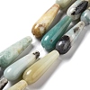 Natural Flower Amazonite Beads Strands G-P528-H03-01-1