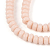 Opaque Solid Color Glass Beads Strands GLAA-ZX008-4mm-18H-3
