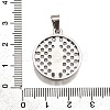 304 Stainless Steel Pendants STAS-B086-09H-P-3