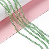 Electroplate Glass Beads Strands EGLA-R048-2mm-10-2