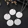 Anti-Tarnish 304 Stainless Steel Pendants STAS-I311-32H-P-7