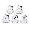 Bear Alloy Enamel Pendants ENAM-R041-33-1