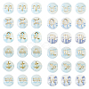 36Pcs 12 Styles Glass Beads GLAA-FH0001-91-1