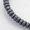 Electroplate Non-magnetic Synthetic Hematite Beads Strands G-J208B-09-1