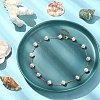 ABS Plastic Imitation Pearl Beaded Chain Necklaces NJEW-JN04329-2