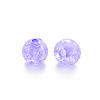 Transparent Crackle Acrylic Beads MACR-S370-G8mm-2