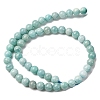 Natural Amazonite Beads Strands G-K068-03-8mmA-5